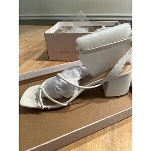 Soda heels soda sandals womens white heels white sandals 11 soda shoes NEW